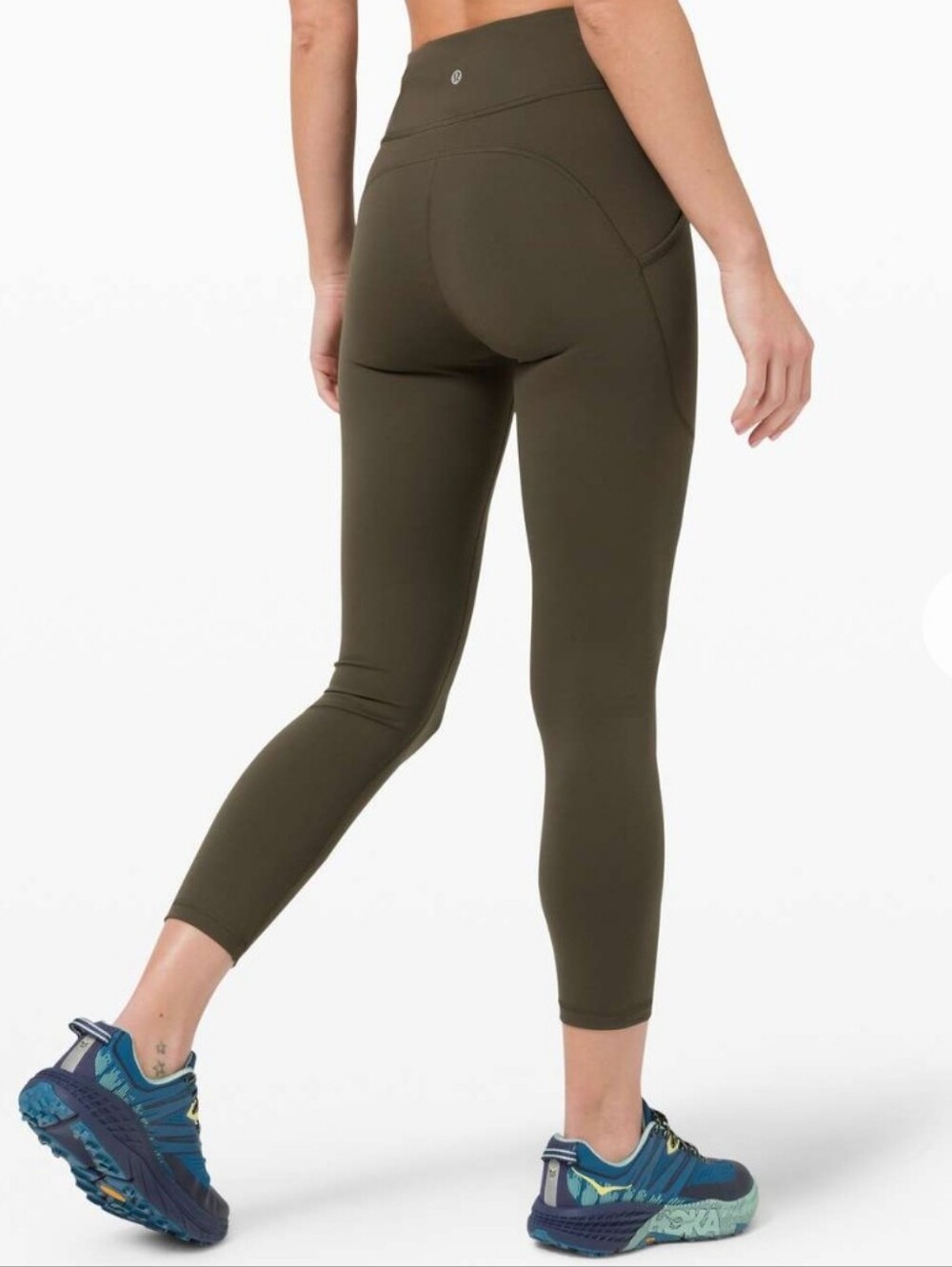 Lululemon Invigorate High-Rise Tight 25" Dark Olive, Size 6